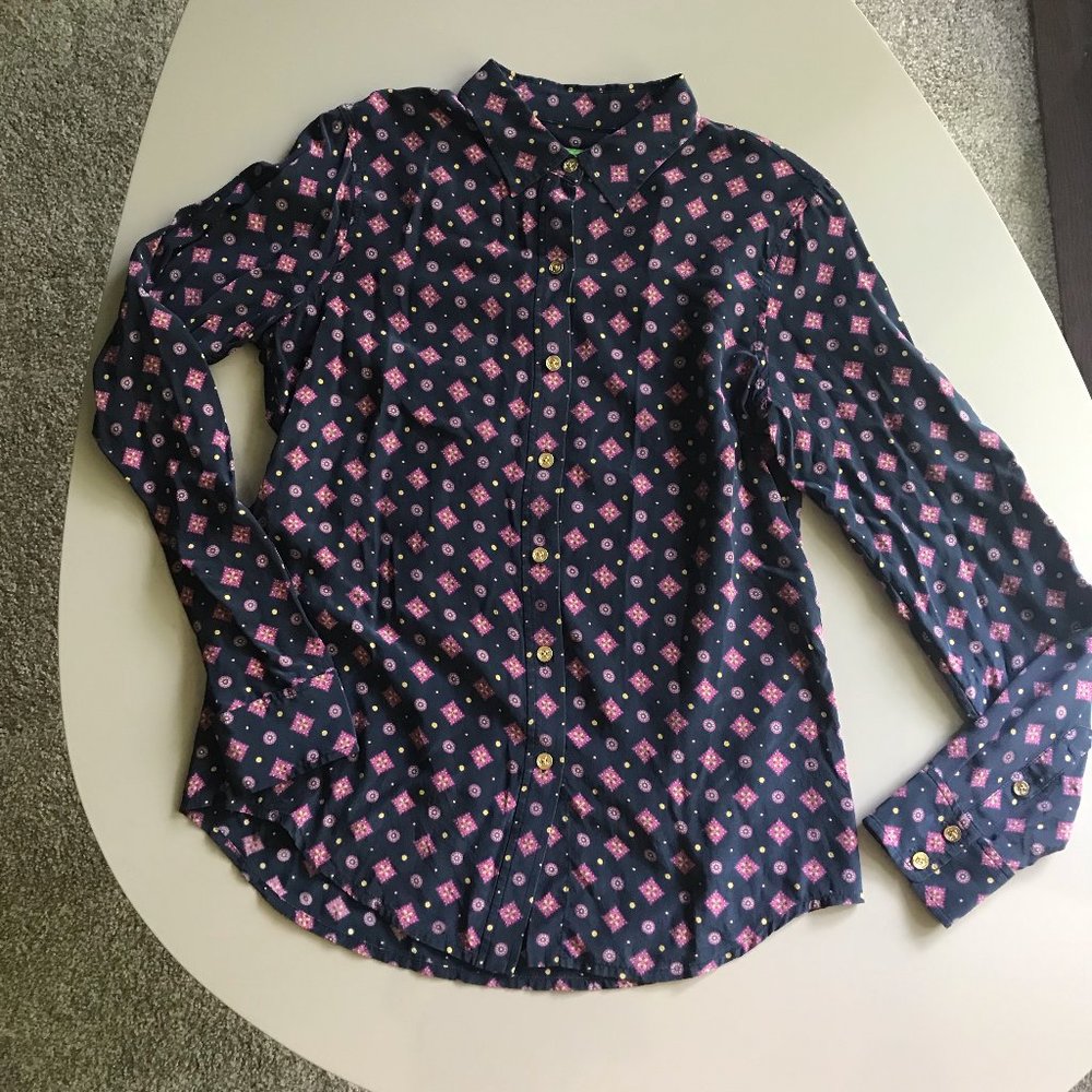 C Wonder Silk Print Shirt